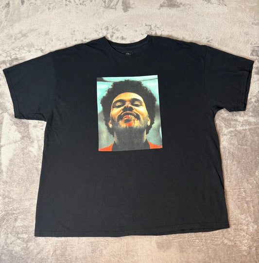 The Weeknd After Hours XO Official Tour Merch Double-Sided Graphic Tee Black XXL