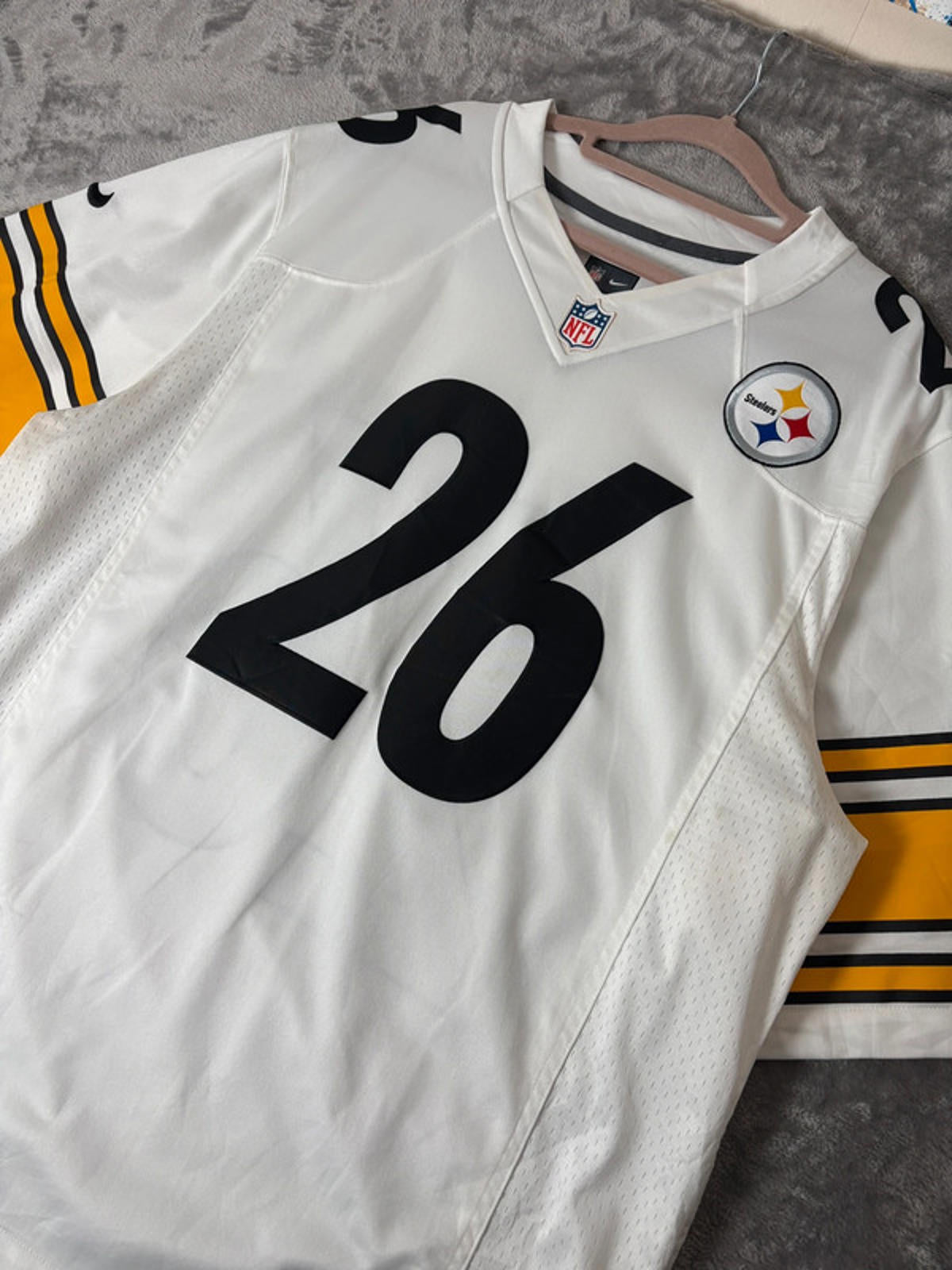 Nike NFL Pittsburgh Steelers Le’Veon Bell 26 On Field Embroidered Jersey (XL)