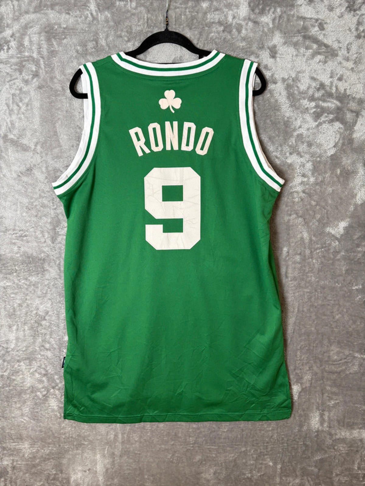 Adidas Boston Celtics Rajon Rondo 9 NBA Jersey (M) Green Men’s Basketball Tank