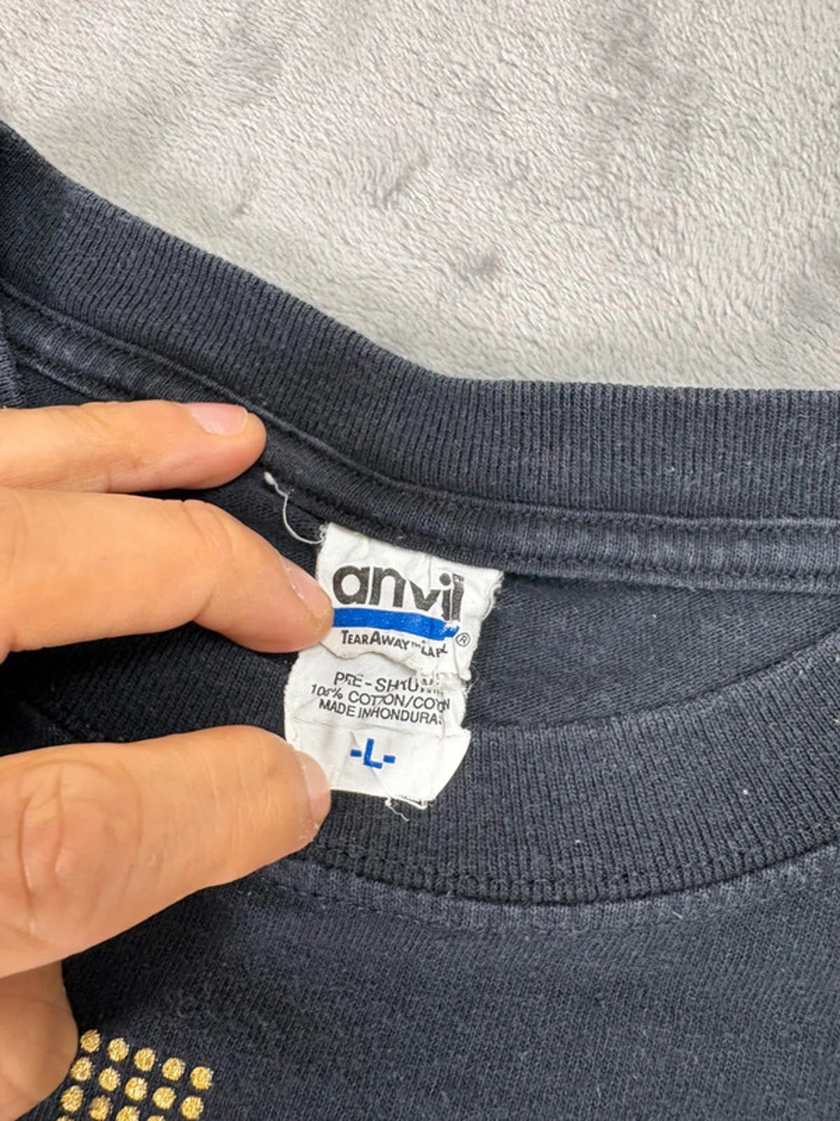 Celine Dion World Tour 2009 T-Shirt Men’s (L) Black Double-Sided Concert Tee