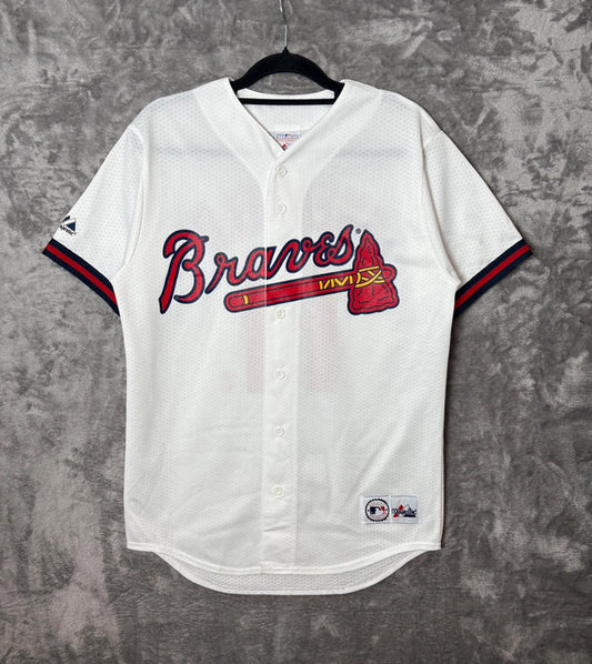 Vintage Majestic MLB Atlanta Braves Jersey Sheffield 11 (M) Men’s Made in USA