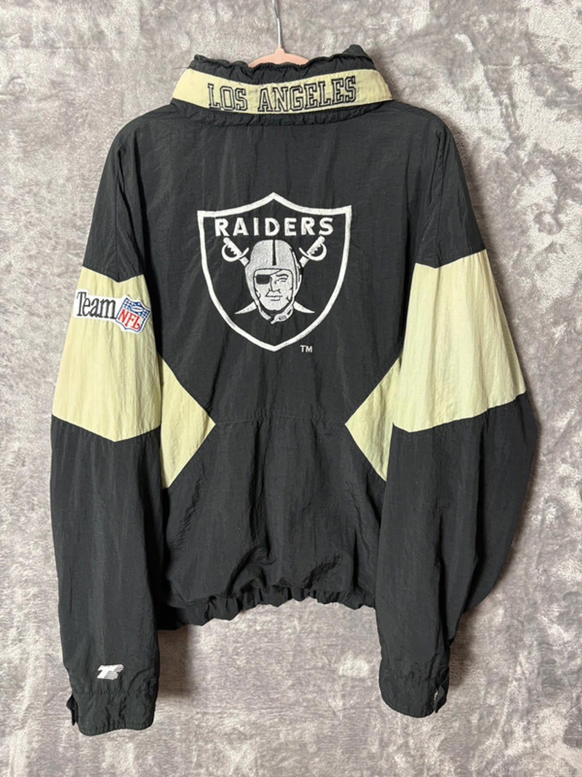 Vintage Angeles Raiders NFL Team Jacket by Triple F.A.T. Goose L 90s Authentic