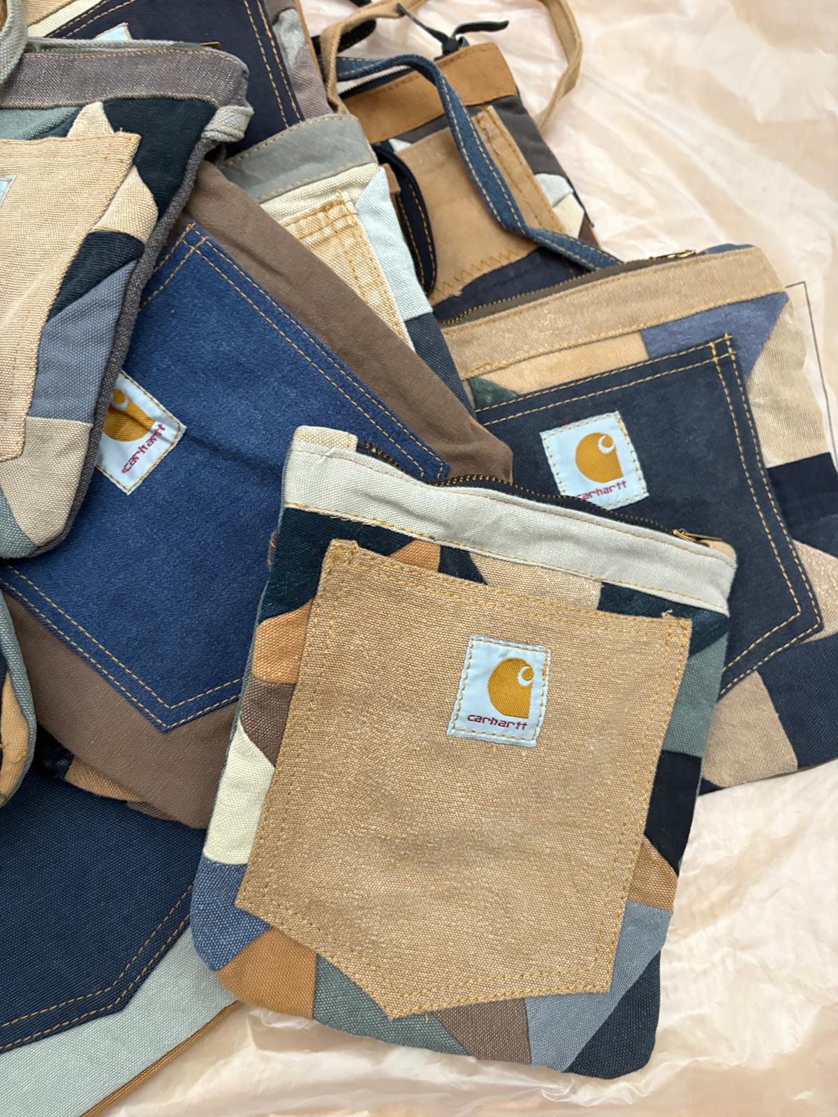 17x Reworked Carhartt Sling bags Lot