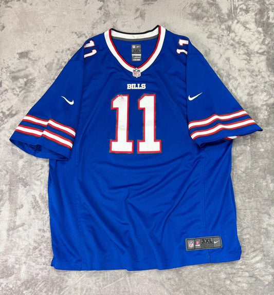 Nike NFL On Field Buffalo Bills 11 Beasley Jersey 3XL Mens