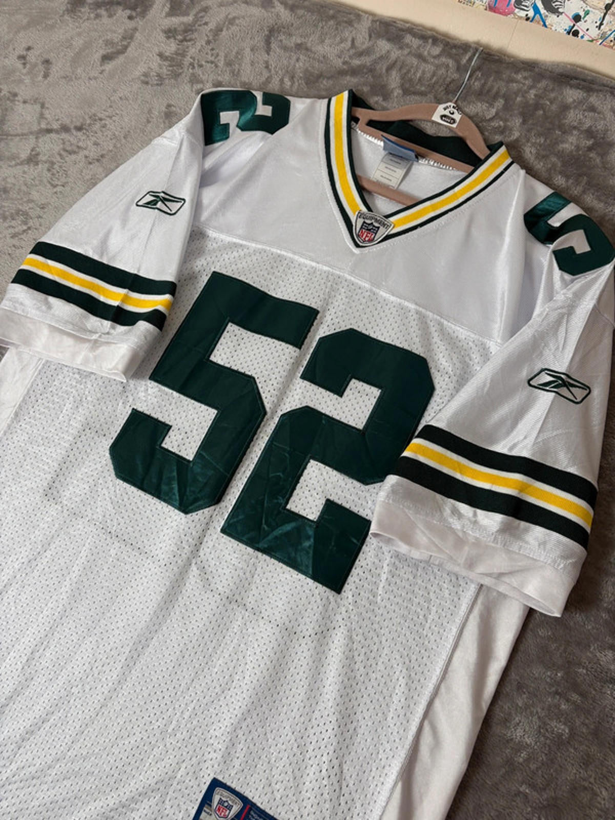 Green Bay Packers Clay Matthews 52 NFL Reebok On Field Jersey XL 2009-2011