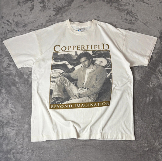 Vintage 1994 David Copperfield Beyond Imagination Tee XL Single Stitch Magician