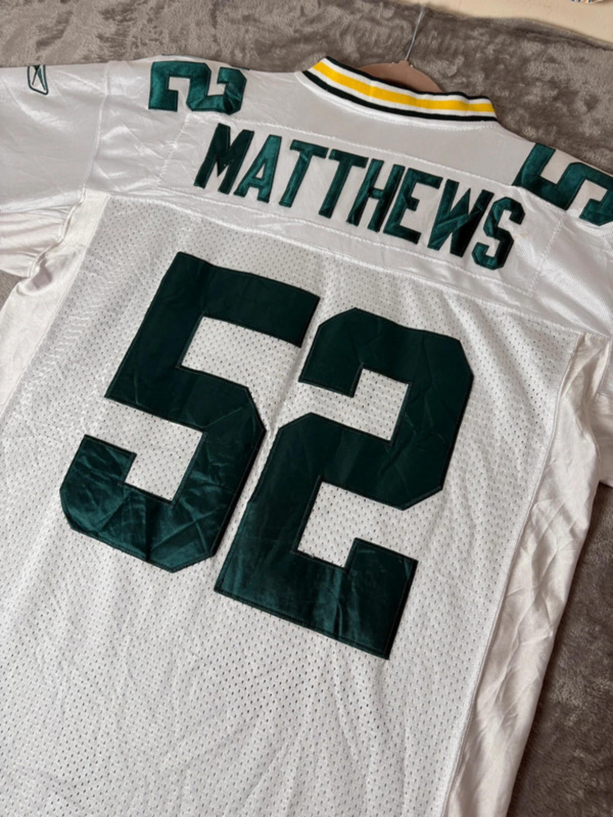 Green Bay Packers Clay Matthews 52 NFL Reebok On Field Jersey XL 2009-2011