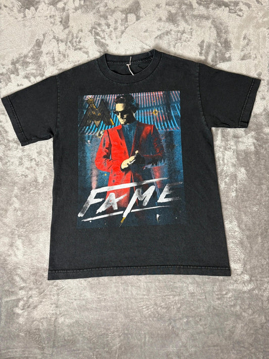 Maluma F.A.M.E. Tour 2018 Band Tee Size S Vintage Style Good Fade