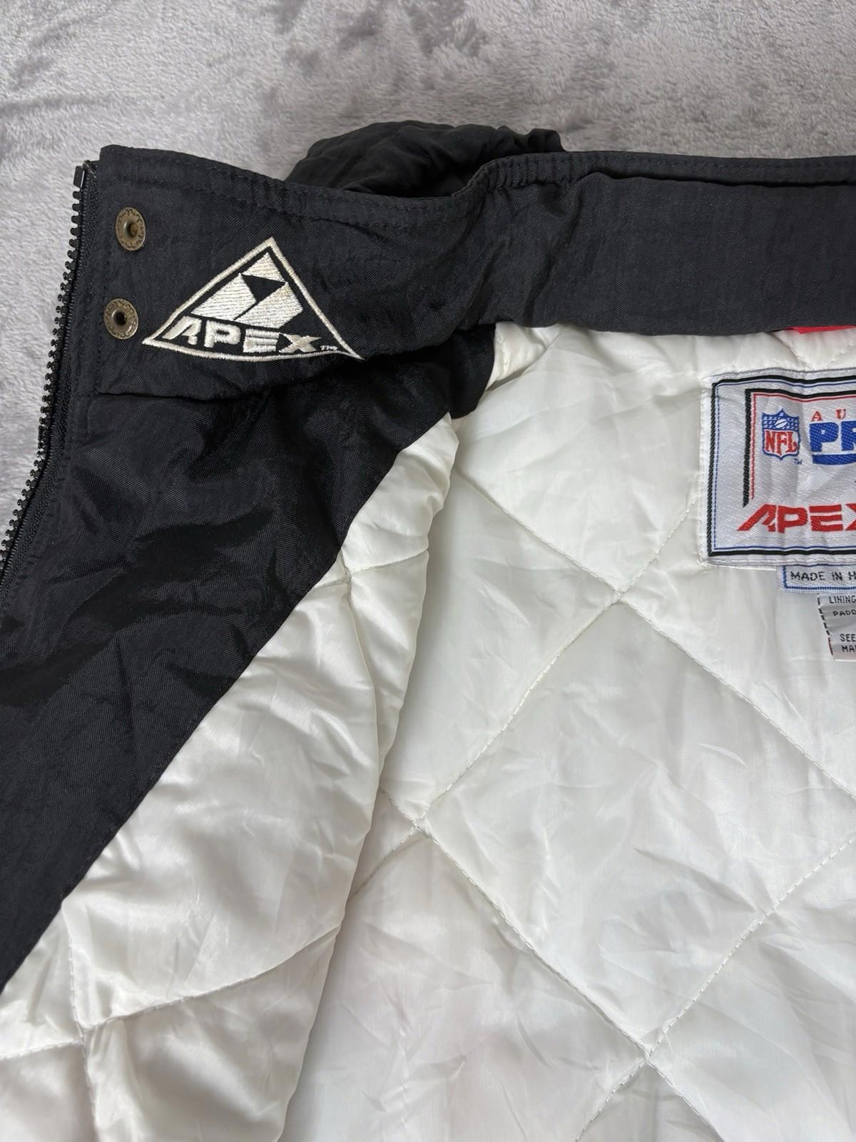 Vintage Houston Oilers NFL Apex One Pro Line Jacket M Rare Retro usa 90s